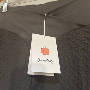 BoomBooty Honeycomb Mulan Gray Legging Size XL